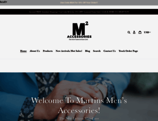 martinsmensaccessories.com screenshot