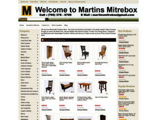 martinsmitreboxfinefurniture.com screenshot
