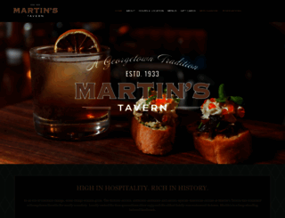 martinstavern.com screenshot