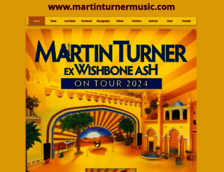 martinturnermusic.com screenshot