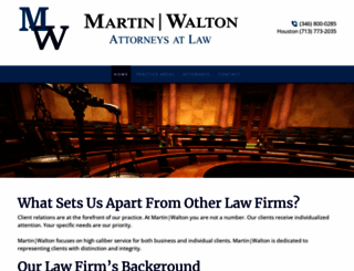 martinwaltonlaw.com screenshot