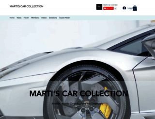 martiscarcollection.com screenshot