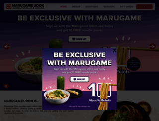 marugameudon.com screenshot