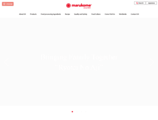 marukome-english.com screenshot