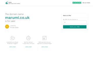 marumi.co.uk screenshot