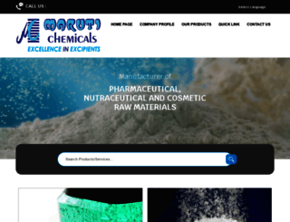 marutichemicals.net screenshot