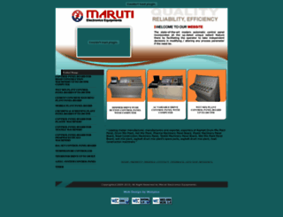 marutielectronicsequipments.com screenshot