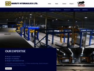 marutihydraulics.com screenshot