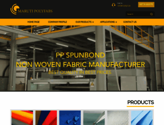 marutipolyfabs.com screenshot