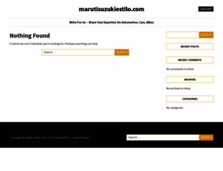 marutisuzukiestilo.com screenshot