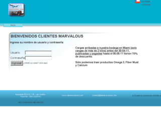 marvalous.damarcexpress.com screenshot