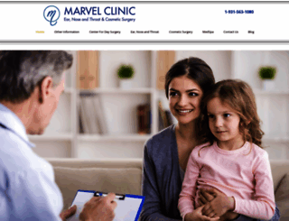 marvelclinic.com screenshot