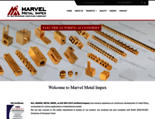 marvelmetalimpex.com screenshot
