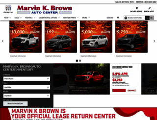 marvinkbrown.com screenshot