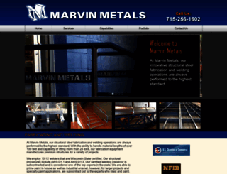marvinmetals.com screenshot