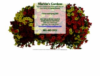marvinsgardensutah.com screenshot