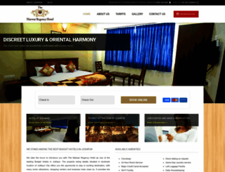 marwarregencyhotel.com screenshot