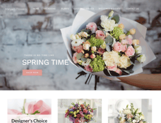 maryamflowers.com screenshot