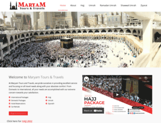 maryamtoursandtravels.com screenshot
