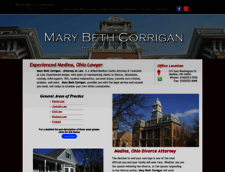 marybethcorriganlaw.com screenshot