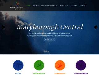 maryboroughcentralshoppingcentre.com.au screenshot