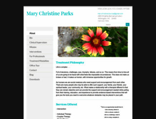 marychristineparks.com screenshot