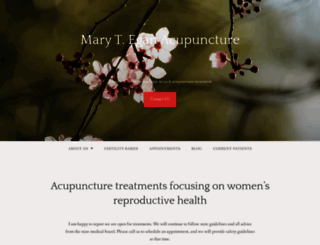 maryeganacupuncture.com screenshot