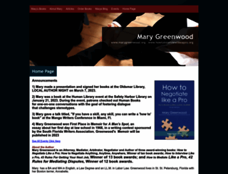 marygreenwood.org screenshot