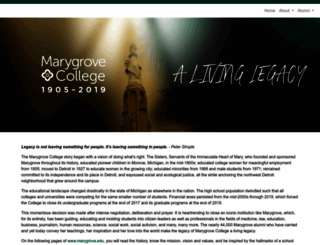marygrove.edu screenshot