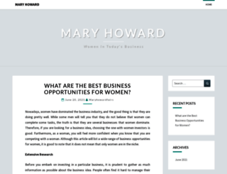 maryhowardfairs.com screenshot