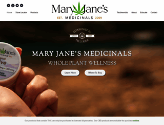 maryjanesmedicinals.com screenshot