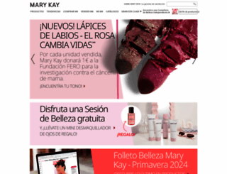 marykay.es screenshot