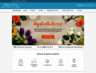 marykflowers.com screenshot
