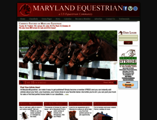 marylandequestrian.us screenshot