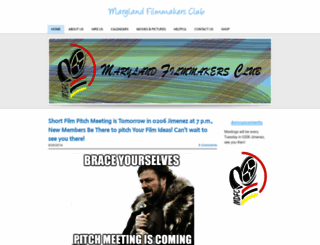 marylandfilmmakersclub.com screenshot