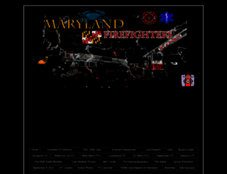 marylandfirefighters.com screenshot