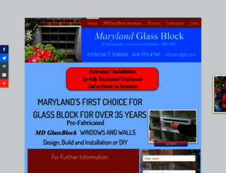 marylandglassblock.com screenshot