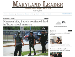 marylandleader.com screenshot