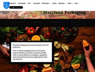 marylandpackaging.com screenshot