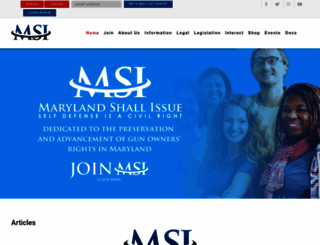 marylandshallissue.org screenshot