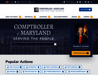 marylandtaxes.gov screenshot