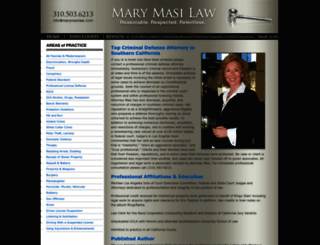 marymasilaw.com screenshot