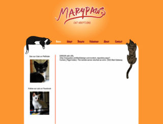 marypaws.com screenshot