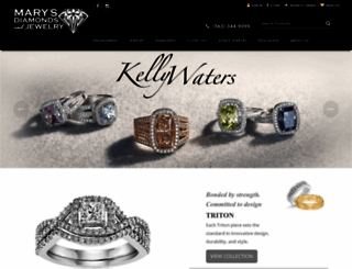 marysdiamondsandjewelry.com screenshot