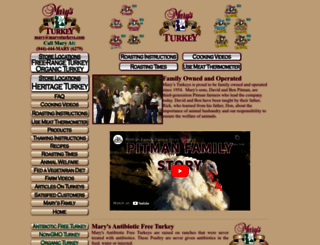 marysturkeys.com screenshot