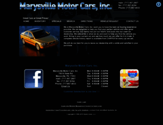 marysvillemotorcars.com screenshot