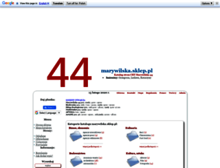 marywilska.sklep.pl screenshot