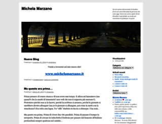 marzanomichela.wordpress.com screenshot