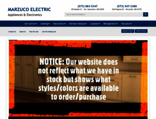marzucoelectric.com screenshot