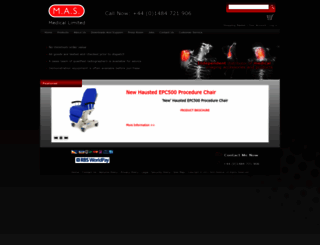 mas-medical.co.uk screenshot